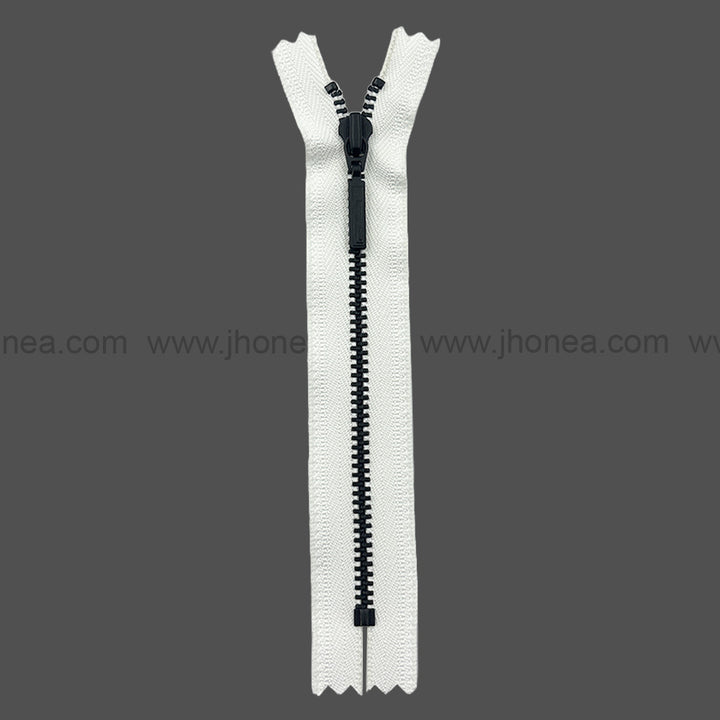 Premium Quality #3 Number Matte Black Decorative YKK Metal Zipper for Hoodies & Jackets