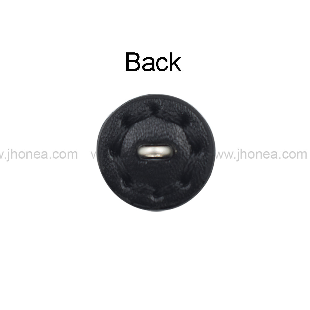 Fancy 17mm(28L) PU Leather Downhole Loop Buttons