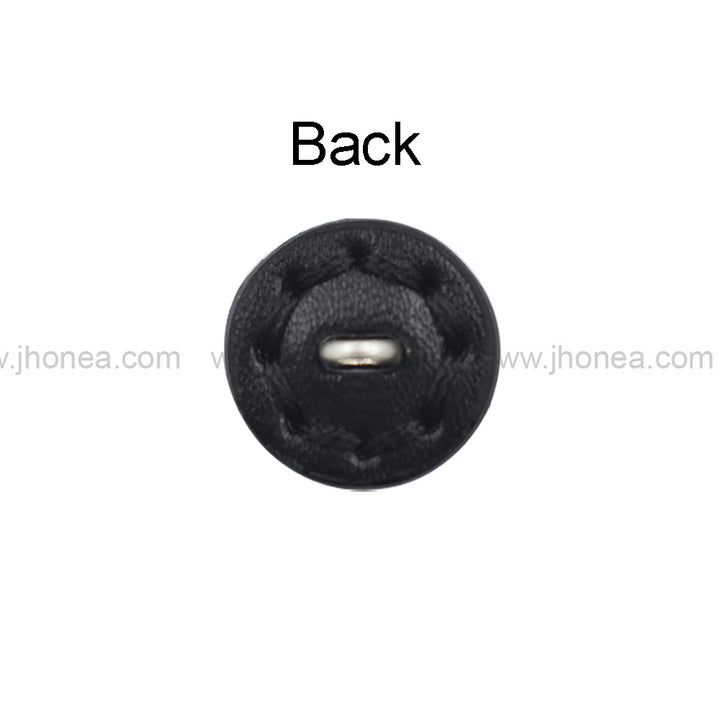 Fancy 17mm(28L) PU Leather Downhole Loop Buttons