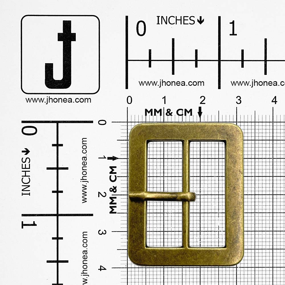 Classic Smooth Finish 30mm Tongue/Prong Belt Buckle