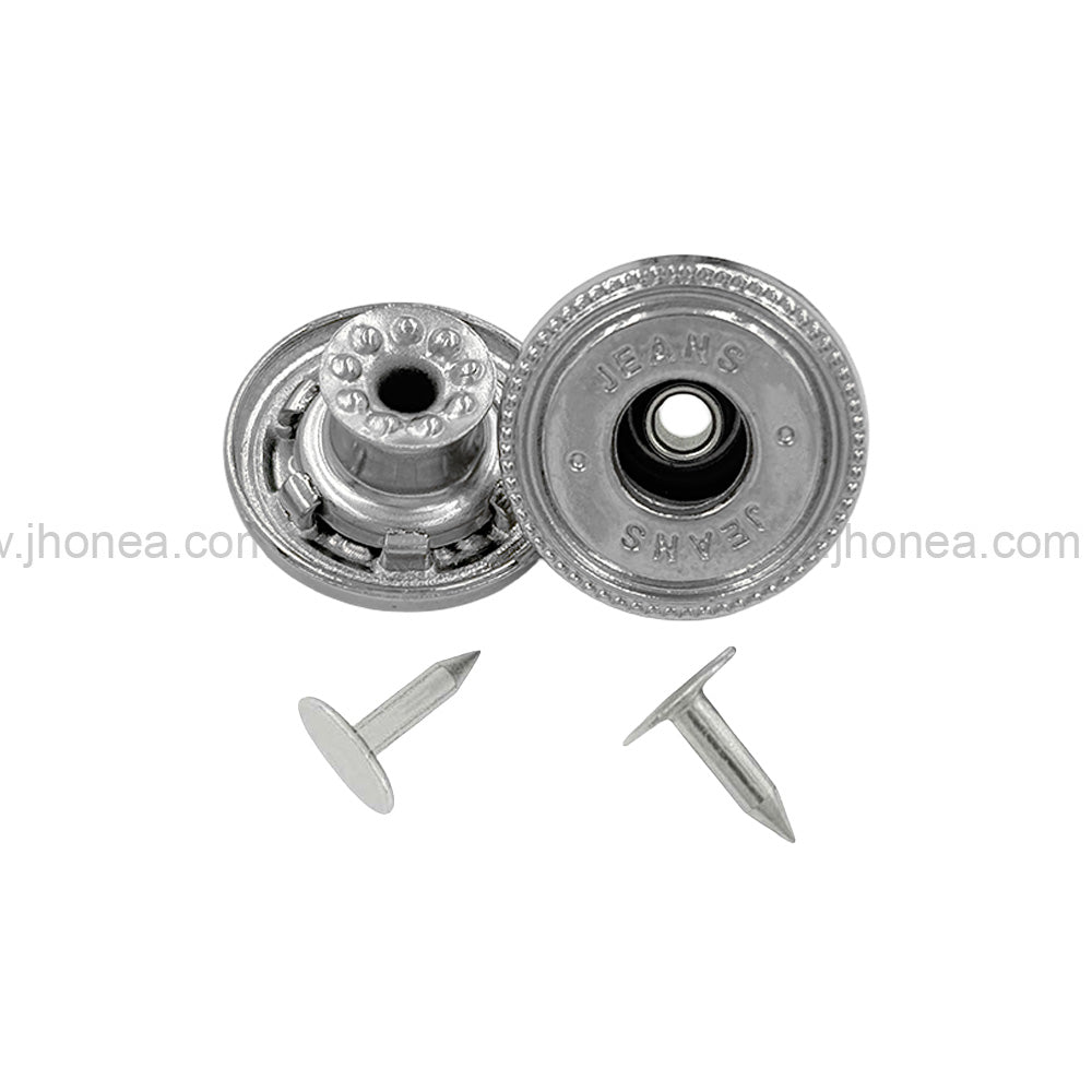 Fashionable Round Metal Jeans Buttons for Clothing