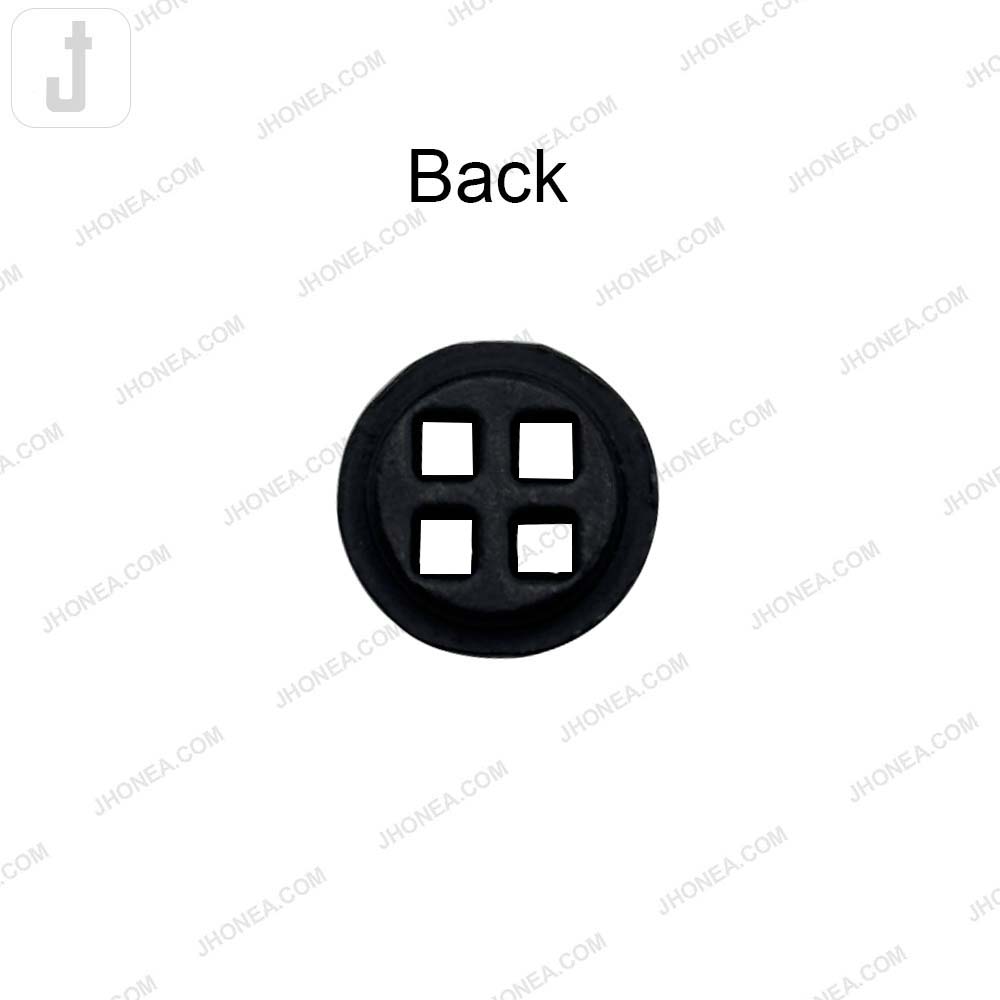 Versatile 10mm Round Shape 4 Hole Alloy Metal Buttons
