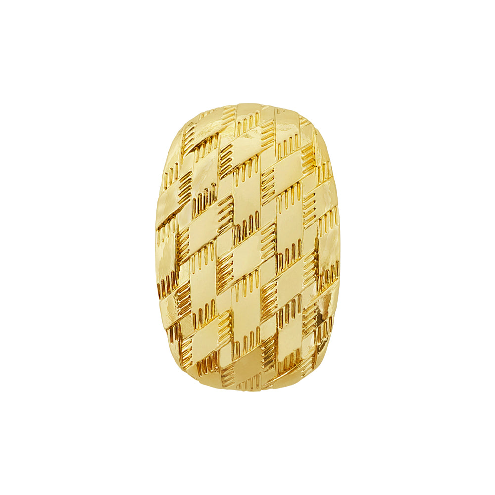 Elegant Shiny Textured Metal Buckle for Fashion Accessories