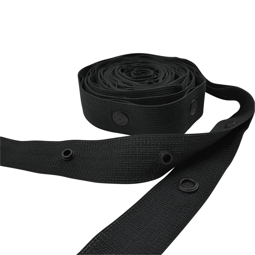 Premium Quality Black YKK Snap Button Tape for Clothing