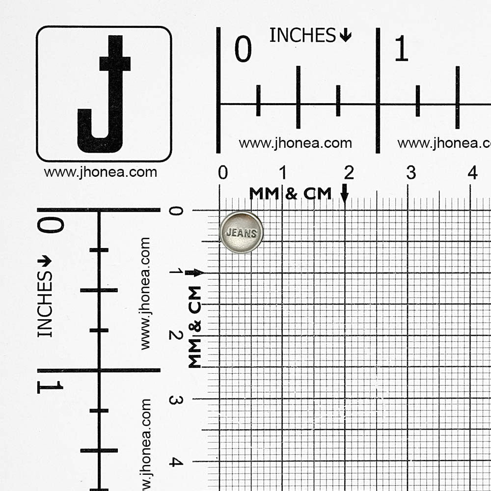 7mm Matte Silver Jeans Rivet Fastener Studs