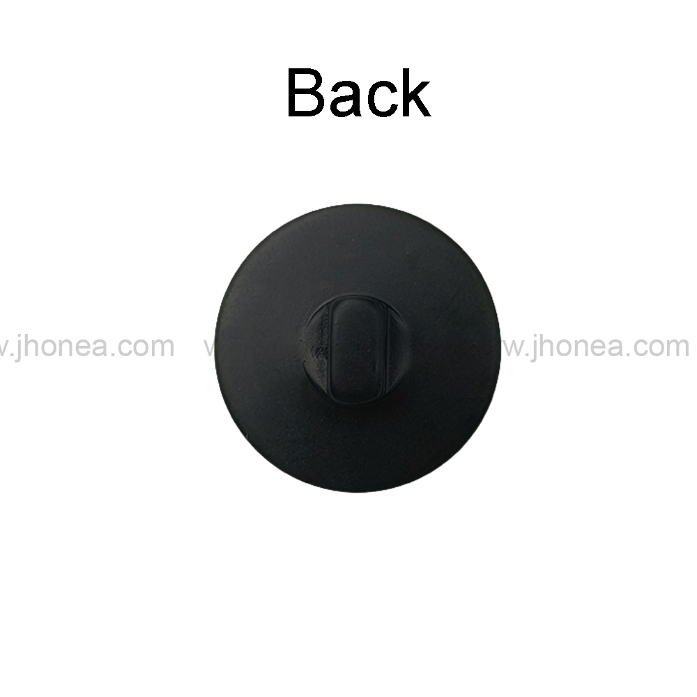Fashionable Round Shape Black Polyester Blazer/Coat Button