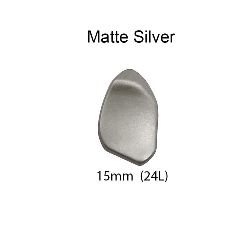 Decorative Uneven Shape Metal Loop Buttons For Shirt/Kurta