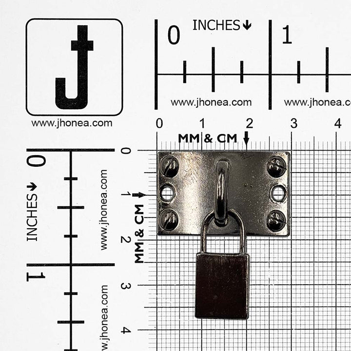 Decorative Lock-Inspired Alloy Metal Hardware Accessory