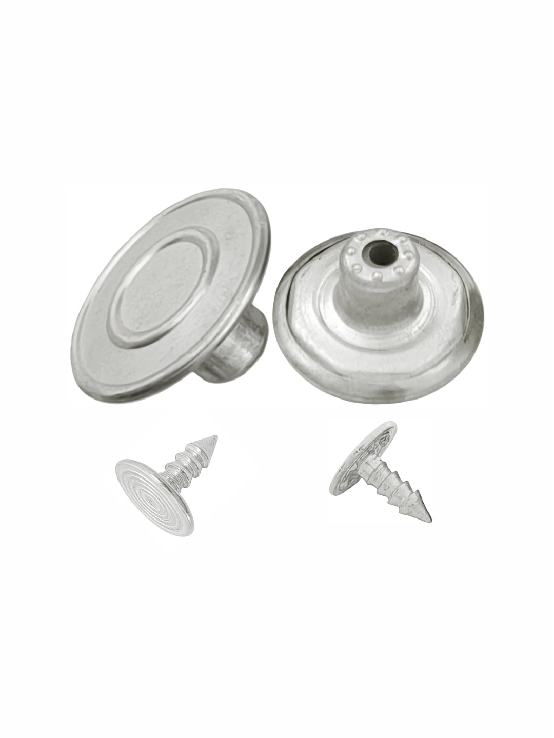 Stylish Brass Buttons with Rounded Rim for Denim Jeans/Jackets/Coats