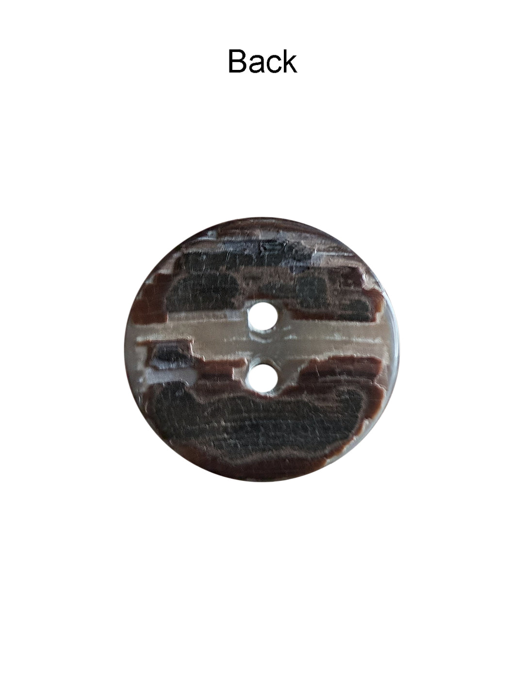 Round Shape Pearlescent Natural Marble Button
