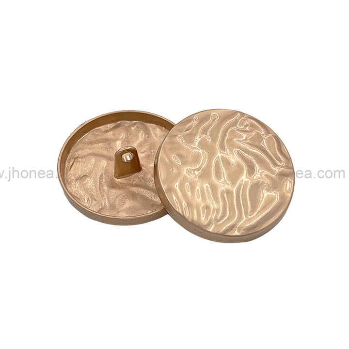 Unique Structure Round Shape Matte Finish Shank Metal Button
