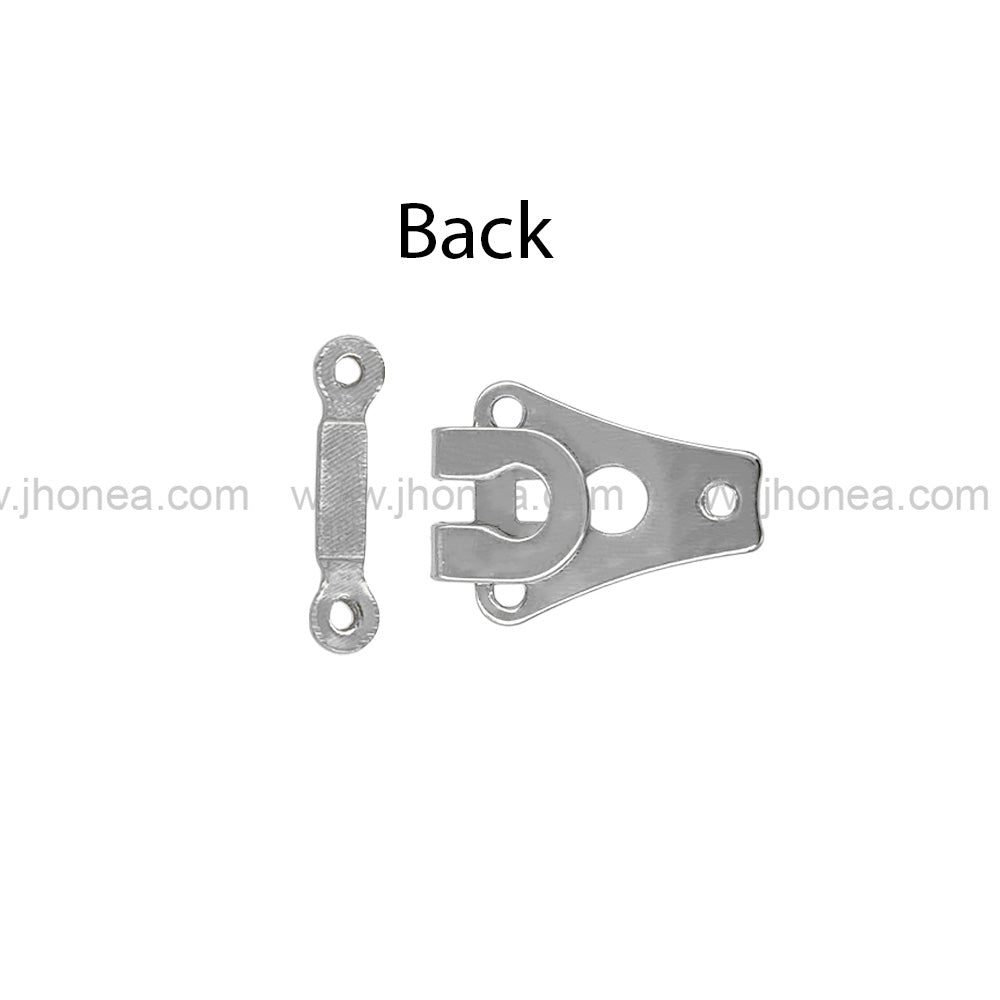 Premium Stainless Steel 2-Part Hook & Bar Sew-On Pant Trouser Hooks