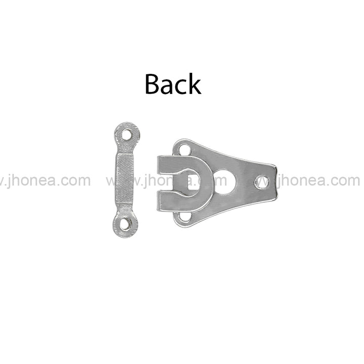 Premium Stainless Steel 2-Part Hook & Bar Sew-On Pant Trouser Hooks