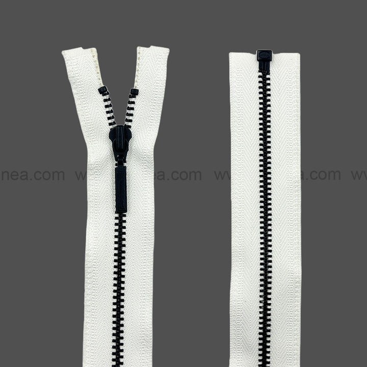 Premium Quality #3 Number Matte Black Decorative YKK Metal Zipper for Hoodies & Jackets