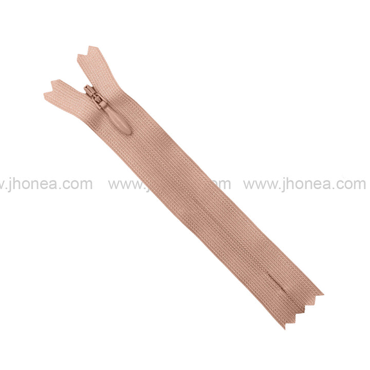 YKK #2 Invisible Closed-End Concealed Zipper 18 Inch Assorted Colors Pack of 60 Pieces