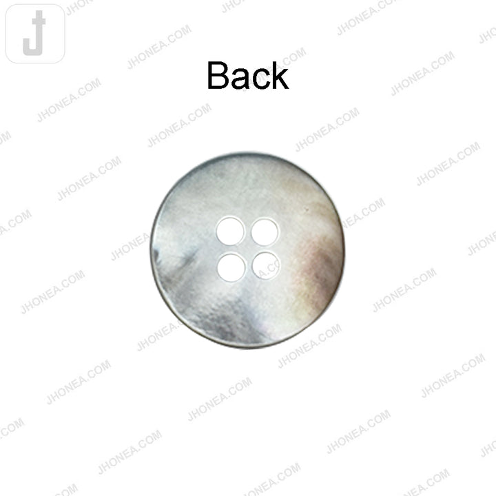 Beautiful Ocean Wave Design 4-Hole Natural Buttons for Sweaters