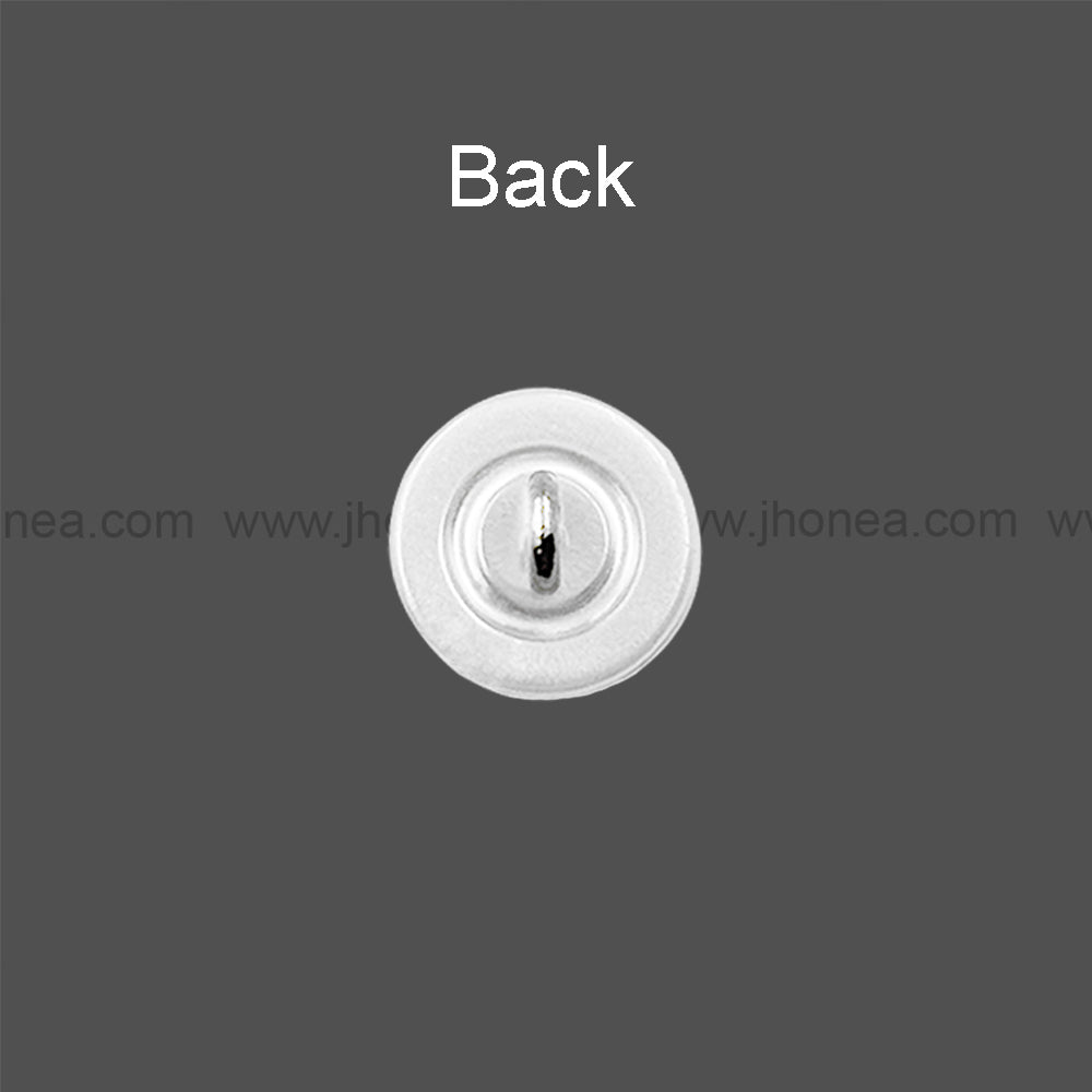 Sparkly Dome Shape Plastic Pearl Down Loop Button for Kurta
