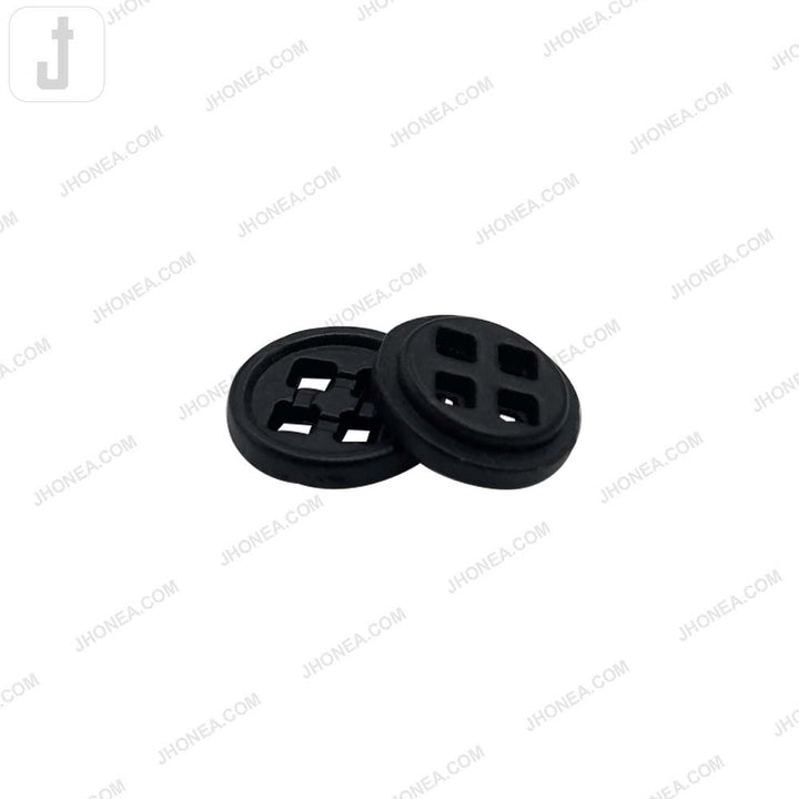 Versatile 10mm Round Shape 4 Hole Alloy Metal Buttons