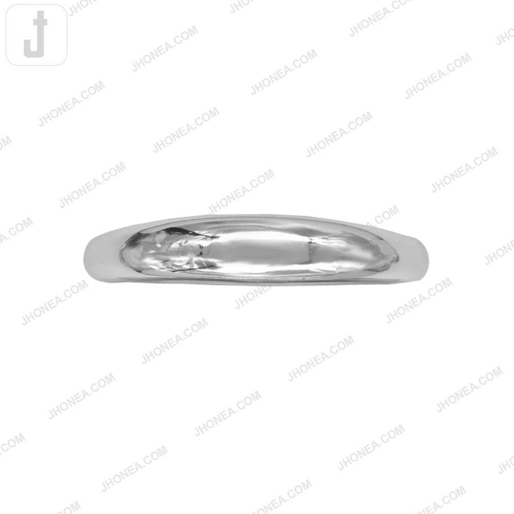 Premium Curved Shiny Silver Finish Metal Handle Buckle for DIY Handbags