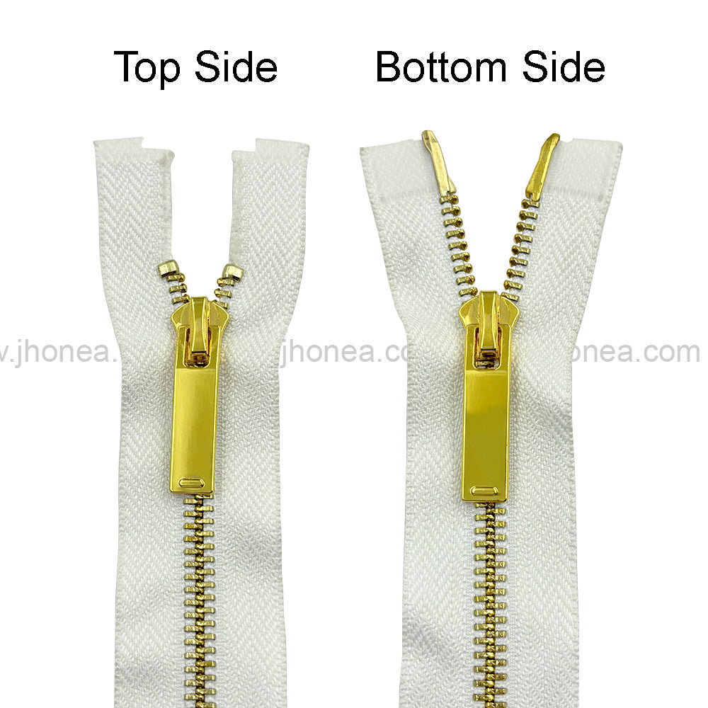 Stylish #5 Two-Way Metal Zipper for Jackets & Dresses
