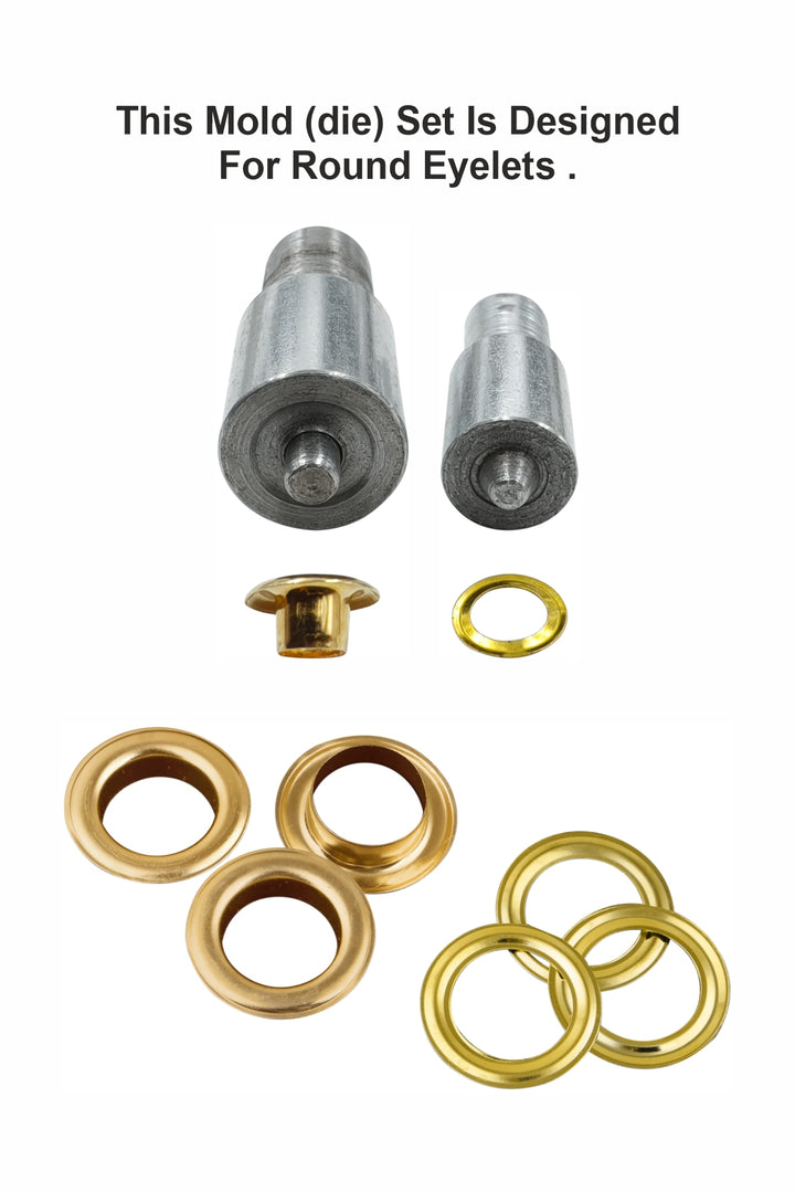 Flat Eyelets Die Mold for Fast and Neat Eyelet Fitting