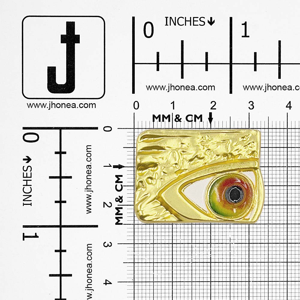 Big Size Eye Double Loop Metal Buttons for Designer Clothing