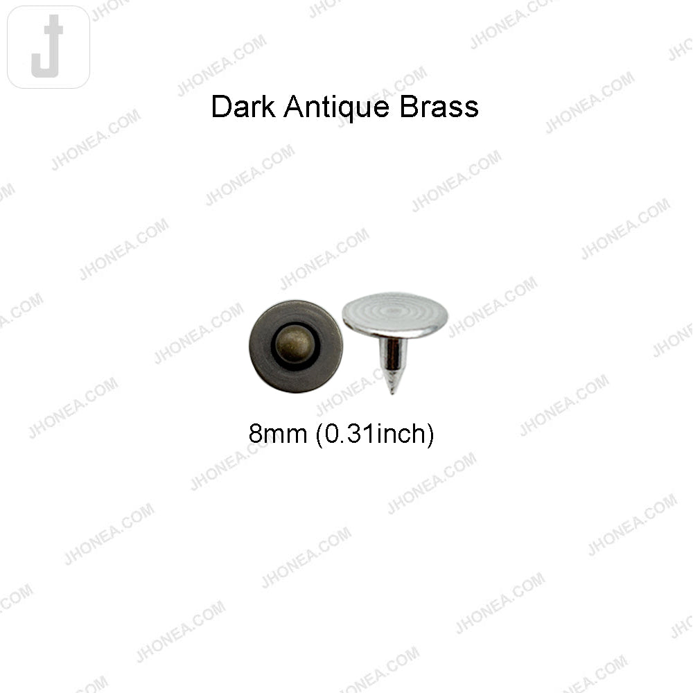 Versatile Brass Rivet Fastener Studs for Jeans/Jackets/Bags