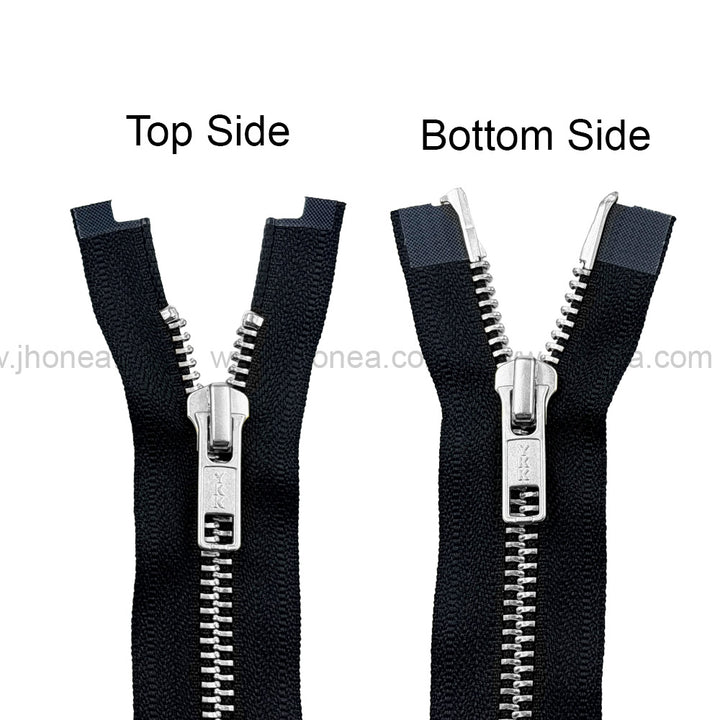 YKK #5 Teeth Premium Two Way Metal Zipper for Jackets