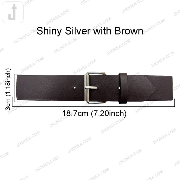 Timeless PU Leather Belt with Adjustable Prong Buckle
