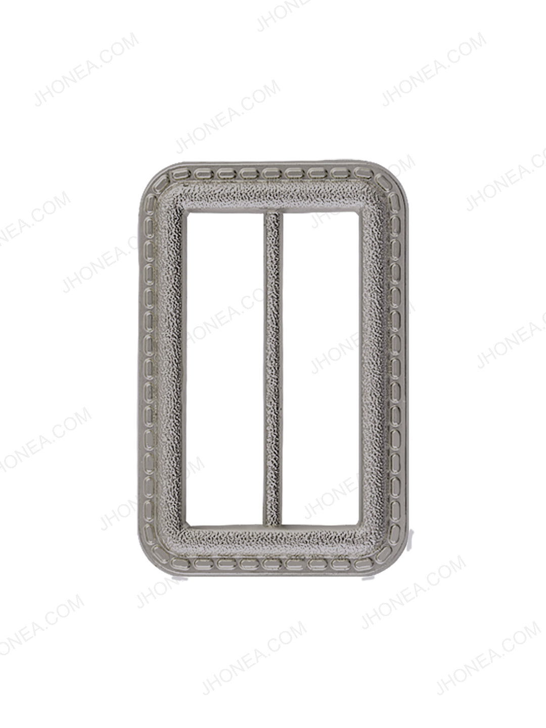 Accented Border Adjustable Webbing Strap Slider Buckle