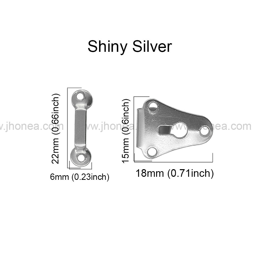 Durable 2-Part Hook & Bar Sew-On Hooks for Formal Pants & Trousers