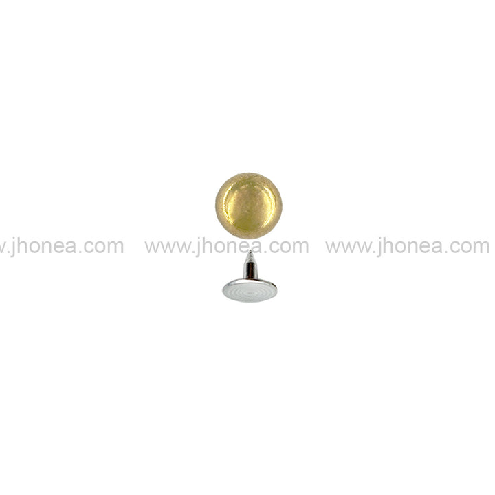 Round Golden 6mm Dome Rivet Fastener Studs for Jeans/Jackets