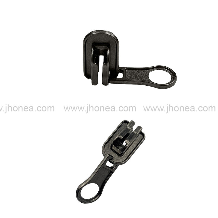 Classic #5 Gunmetal Swivel Handle Metal Zipper Puller