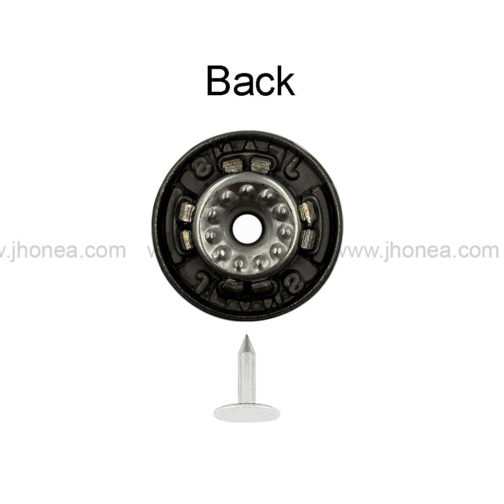 Vintage Brass Tone Jeans Button with Tack for Jeans/Jackets