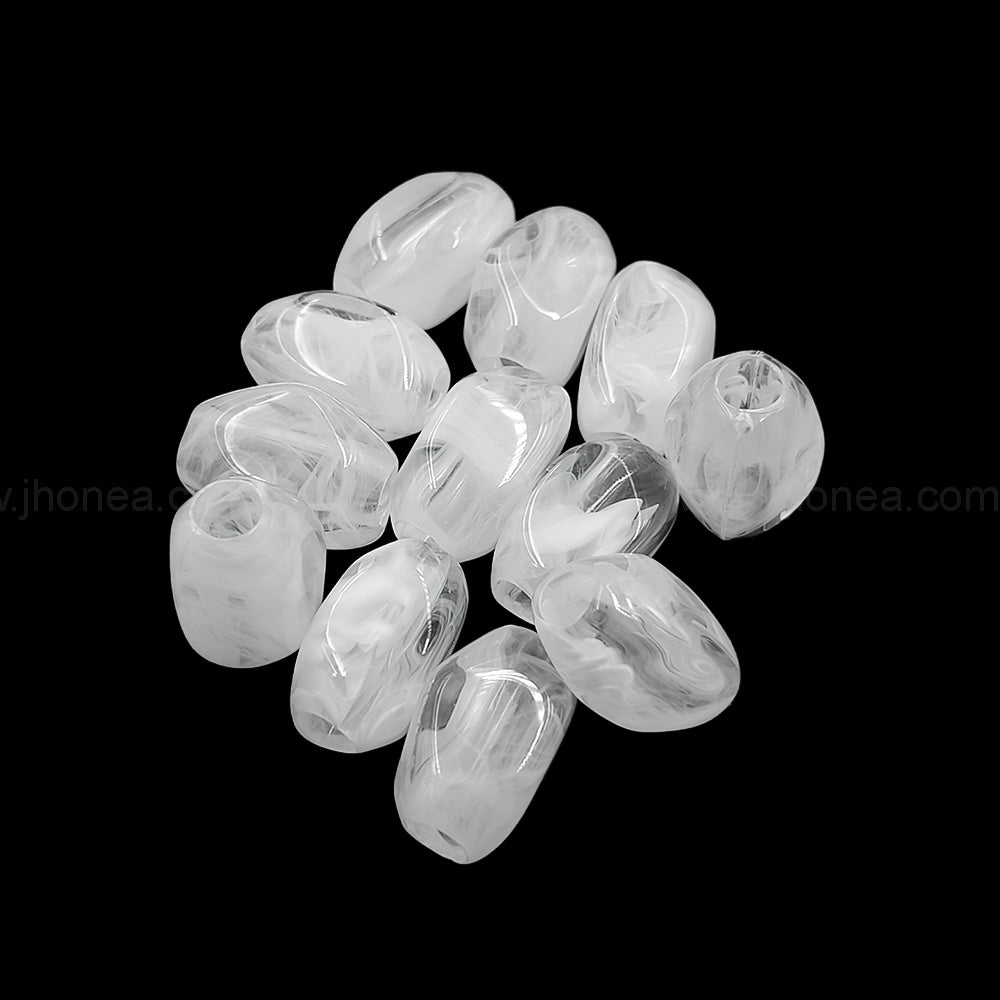 Versatile Polyester Beads for Jewelry and DIY Clothing