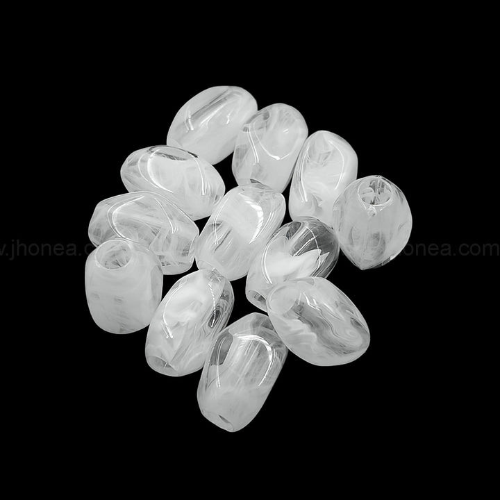 Versatile Polyester Beads for Jewelry and DIY Clothing