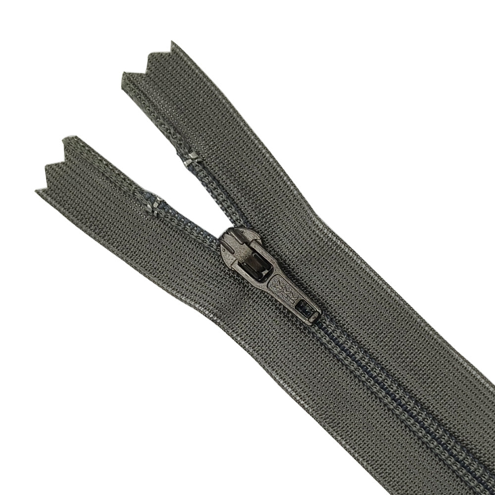 YKK- #3 Nylon Coil Pant Trousers Closed-End YKK Military Green Zipper