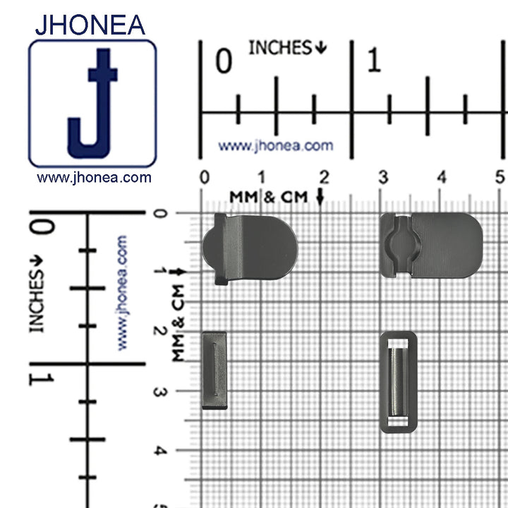 Sleek 4-Part Fasteners Hook Set For Pant/Skirts/Suits