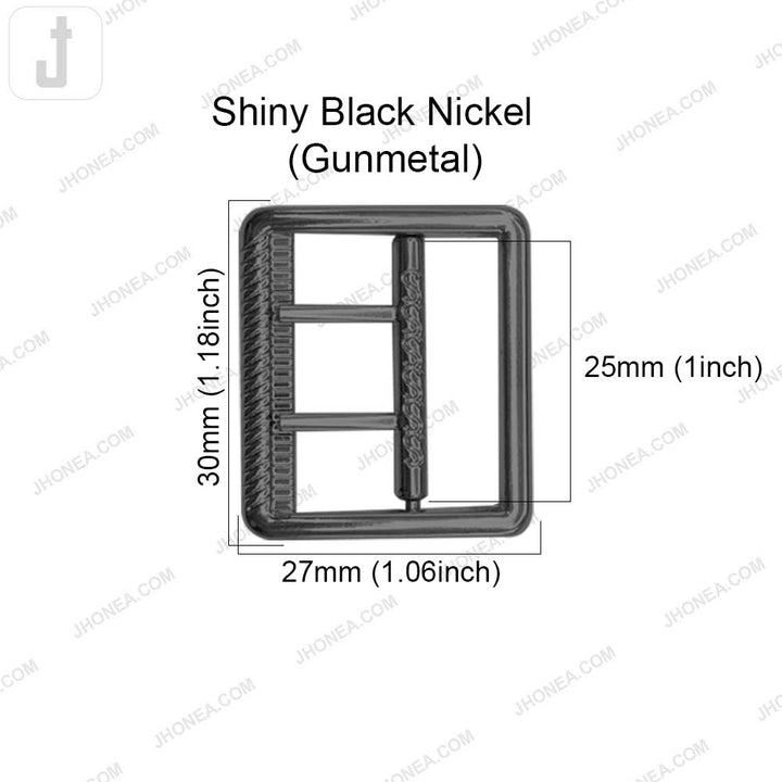 Modern Rectangular Shaped Metal Pant Buckle for Men’s & Women’s Apparel