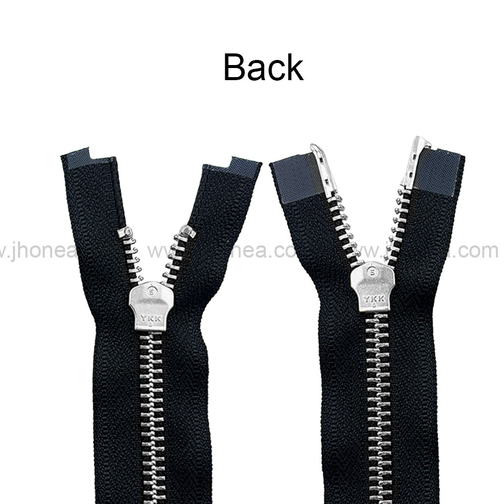 YKK #5 Teeth Premium Two Way Metal Zipper for Jackets