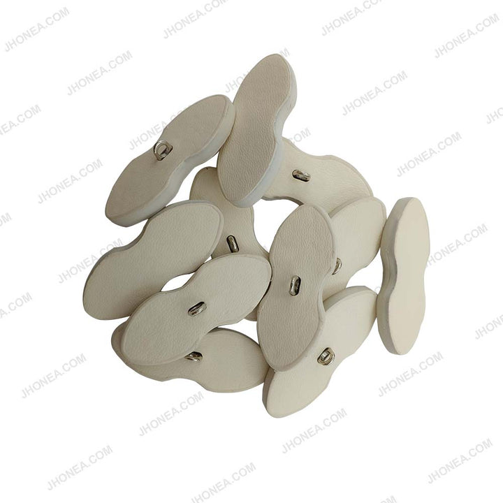 Elegant PU Leather Down loop Buttons for Coats/Knitwear