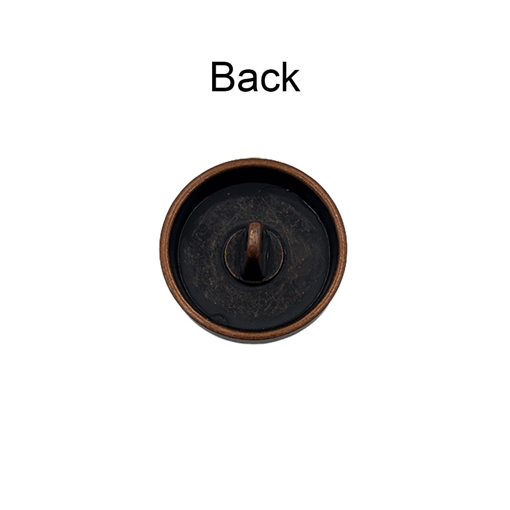 Premium Smooth Antique Surface Shirt/Coat Classic Loop Metal Buttons