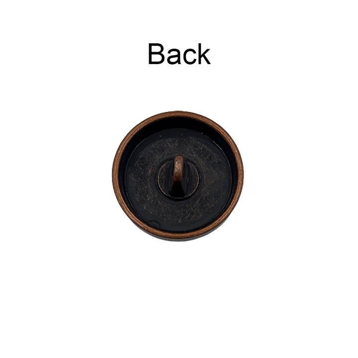 Premium Smooth Antique Surface Shirt/Coat Classic Loop Metal Buttons