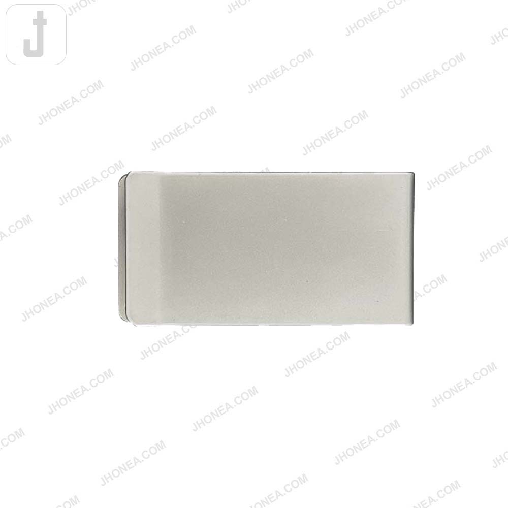 Matte Silver Finish Designer Rectangular 2 Part Snap Buttons for Clothing
