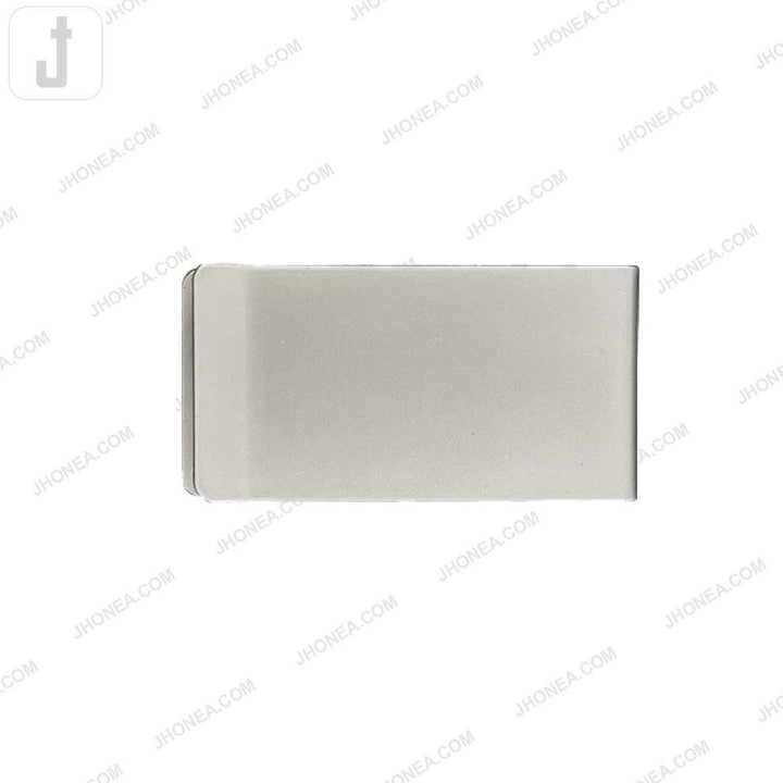 Matte Silver Finish Designer Rectangular 2 Part Snap Buttons for Clothing