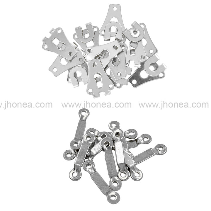 Premium Stainless Steel 2-Part Hook & Bar Sew-On Pant Trouser Hooks