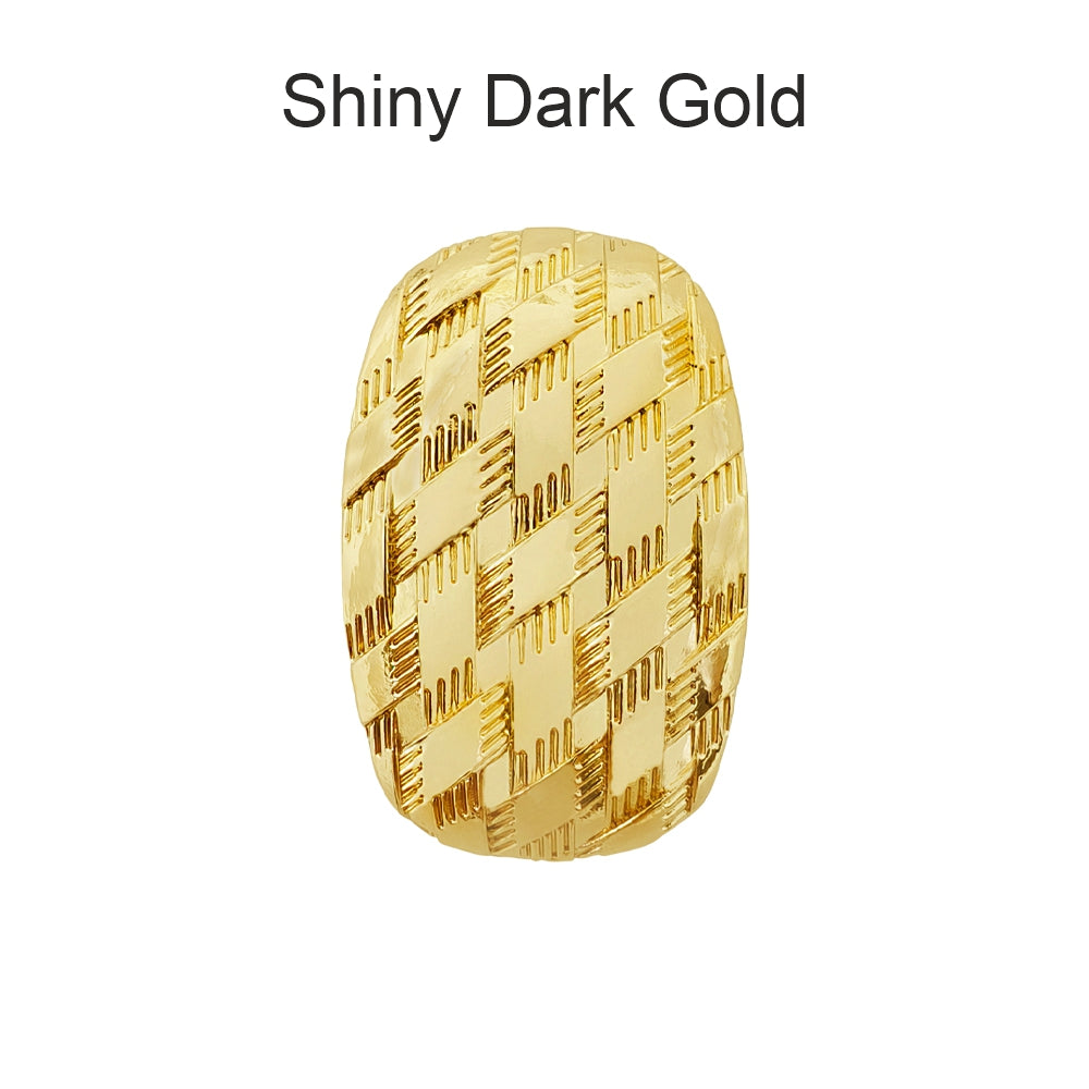 Elegant Shiny Textured Metal Buckle for Fashion Accessories and Clothing