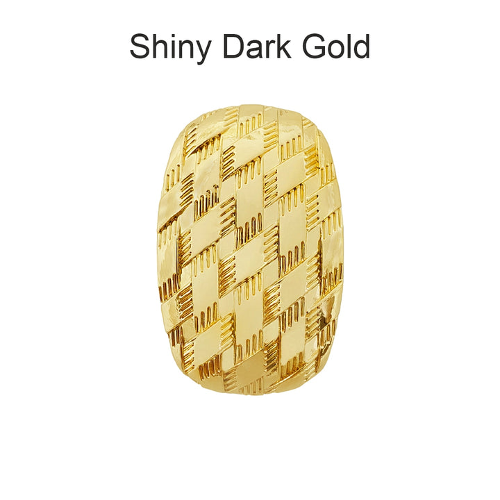 Elegant Shiny Textured Metal Buckle for Fashion Accessories and Clothing