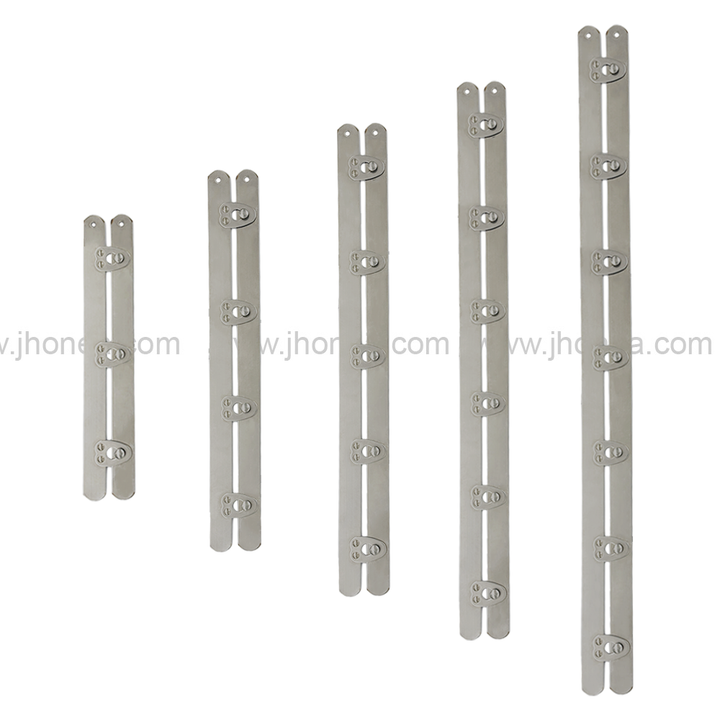 Sleek Silver Corset Busk Closure for Fashion Clothing