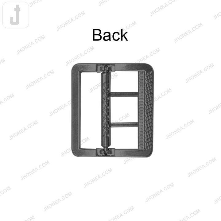 Modern Rectangular Shaped Metal Pant Buckle for Men’s & Women’s Apparel